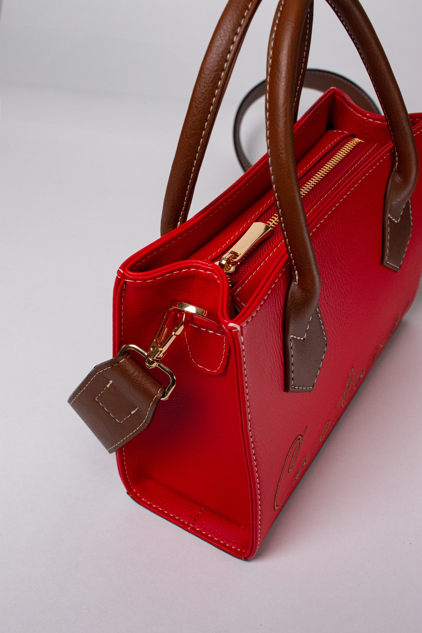 OPORTO BAG ROJO + MARRÓN
