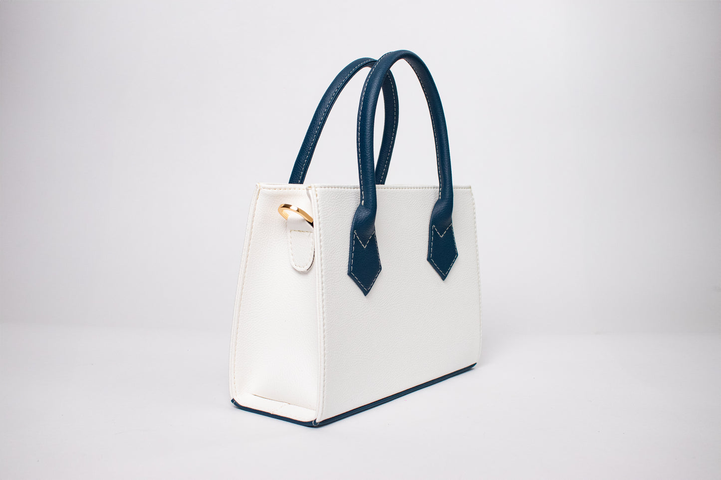 OPORTO BAG BEIGE + NAVY BLUE