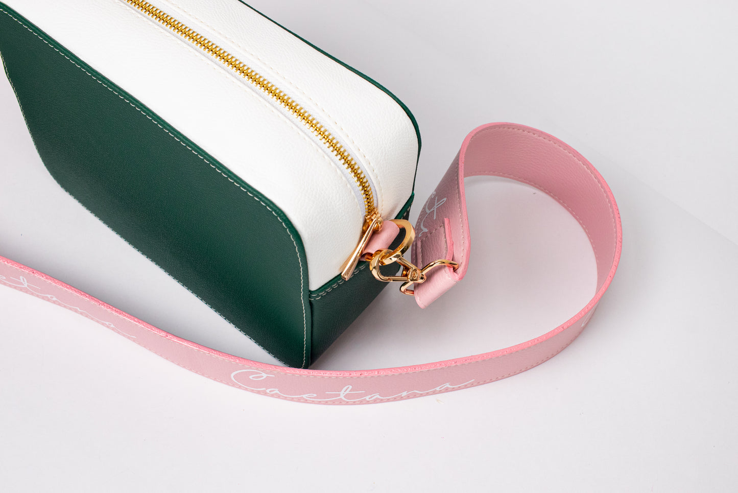 MADEIRA BAG VERDE + BEIGE + PALO DE ROSA