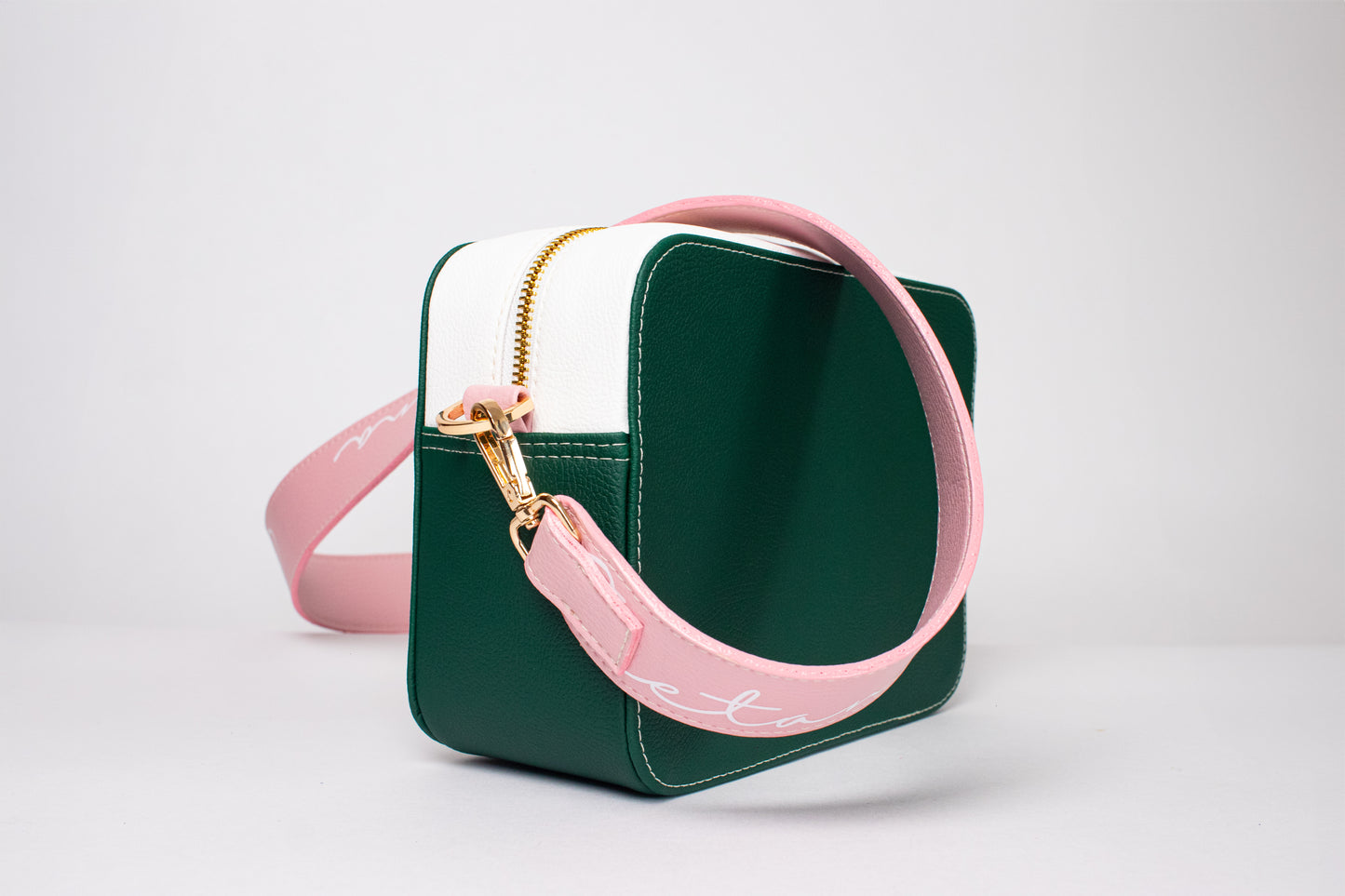 MADEIRA BAG VERDE + BEIGE + PALO DE ROSA