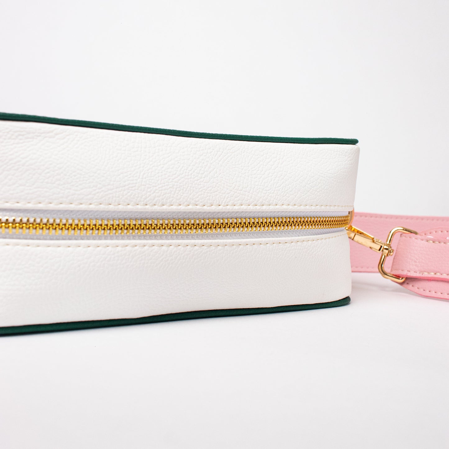 Madeira bag verde + beige + palo de rosa