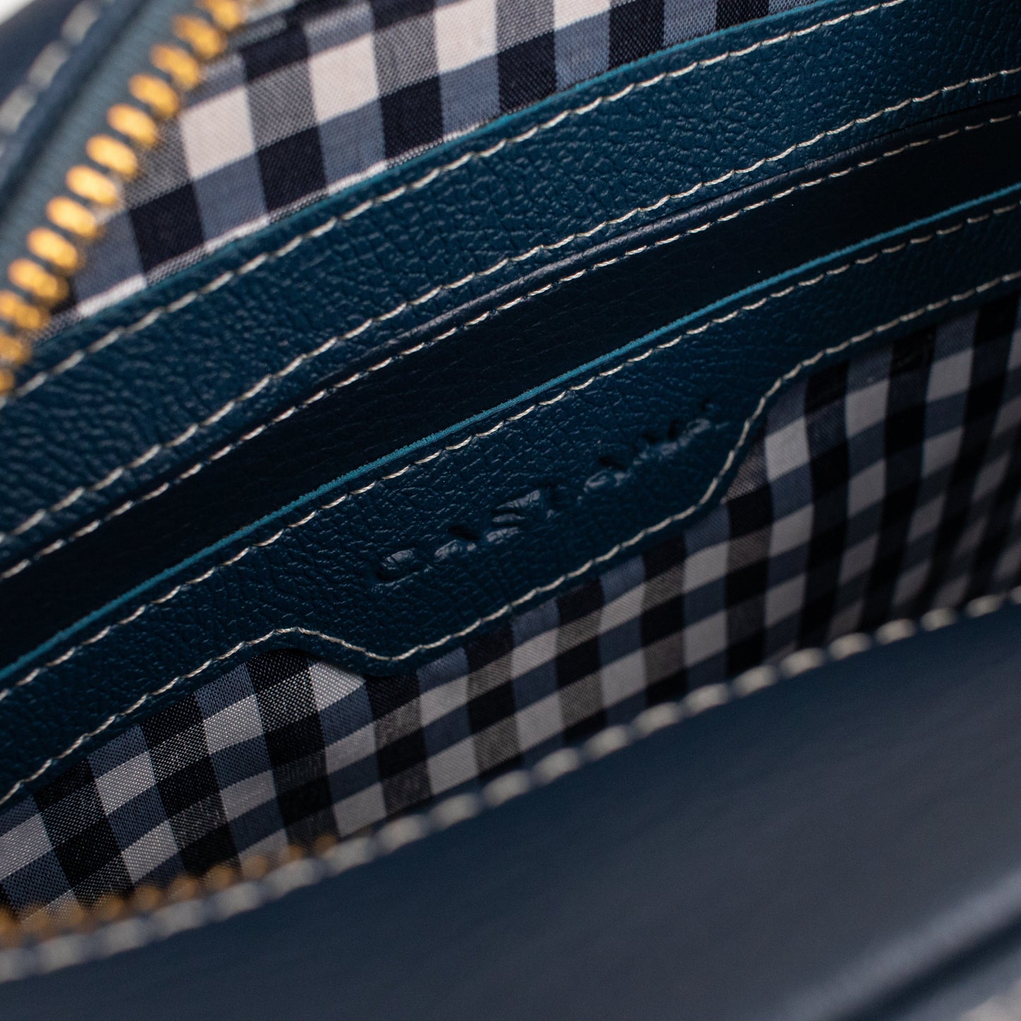 Castelo bag beige x negro + verde oliva