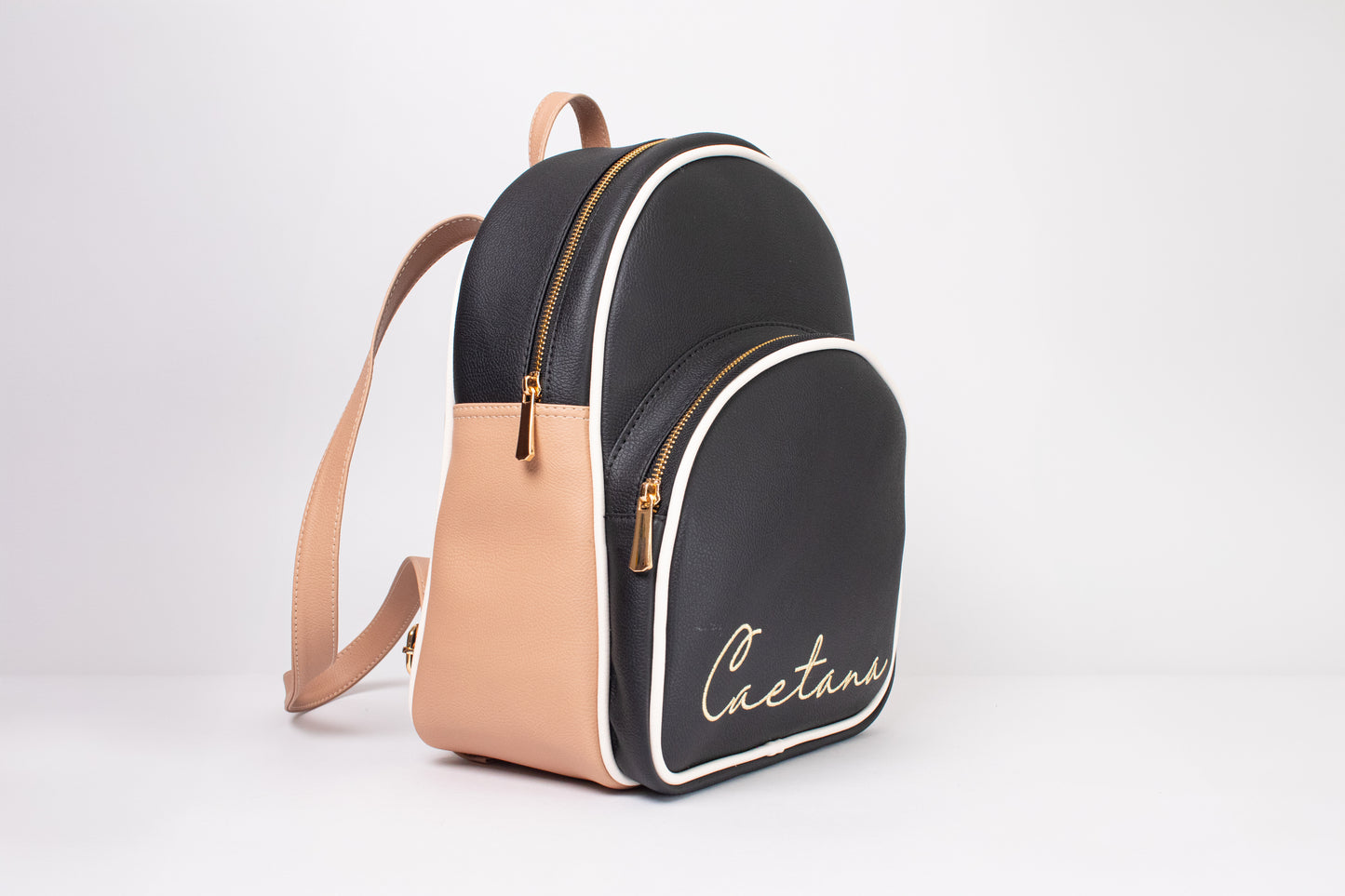 VIANA BAG NEGRO + BEIGE + LATTE