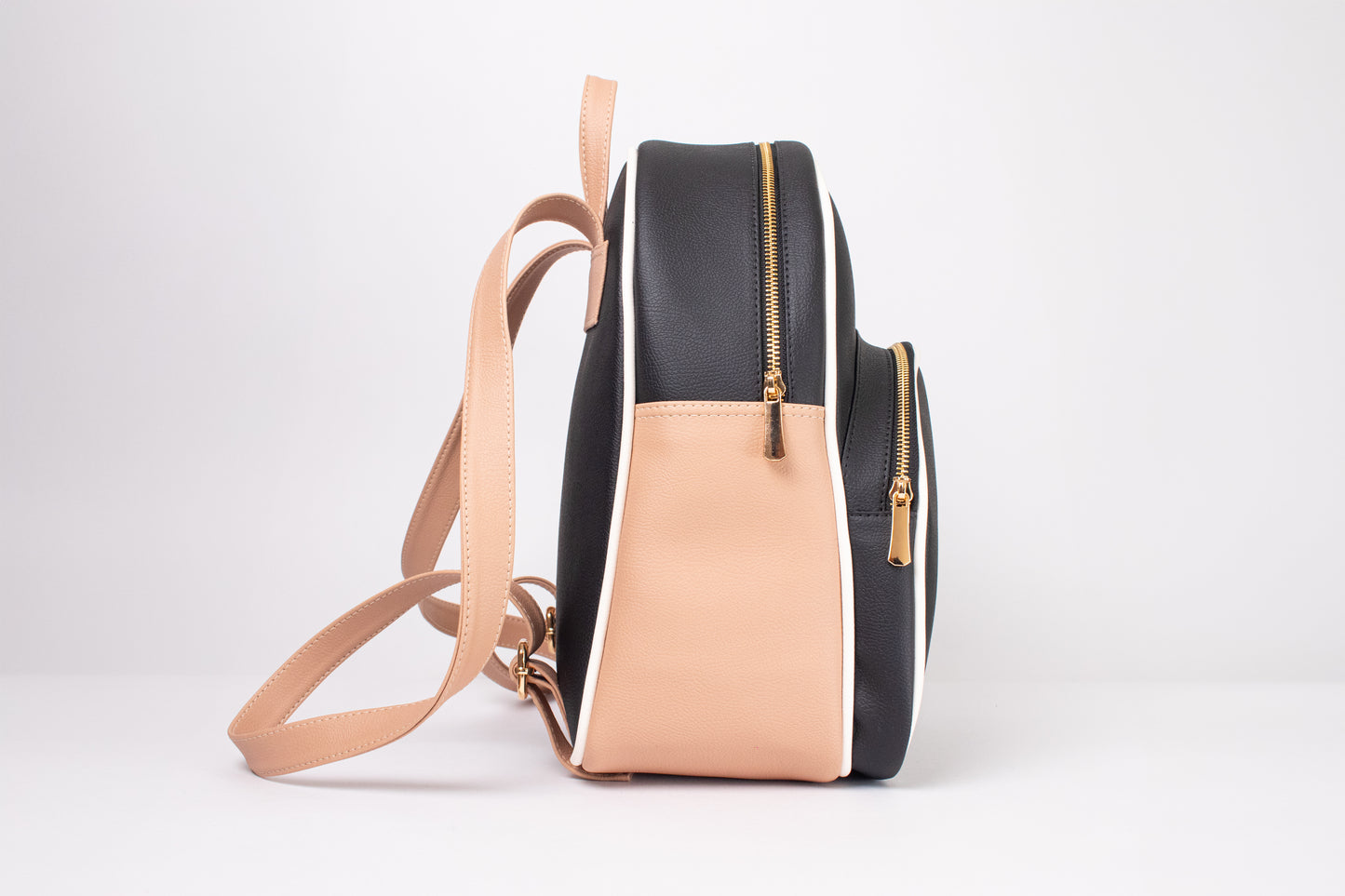 VIANA BAG NEGRO + BEIGE + LATTE