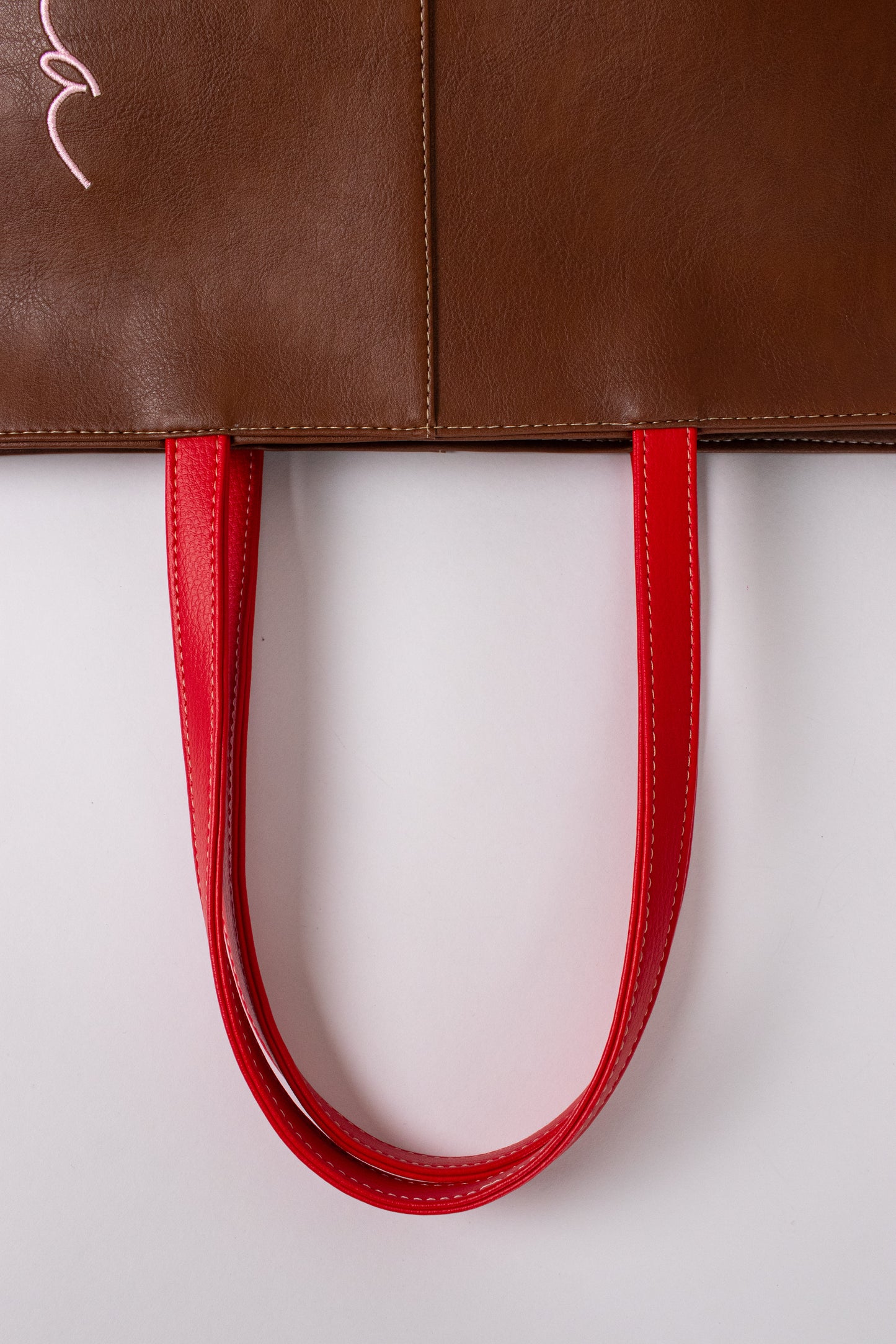 CASTELO BAG MARRON + ROJO