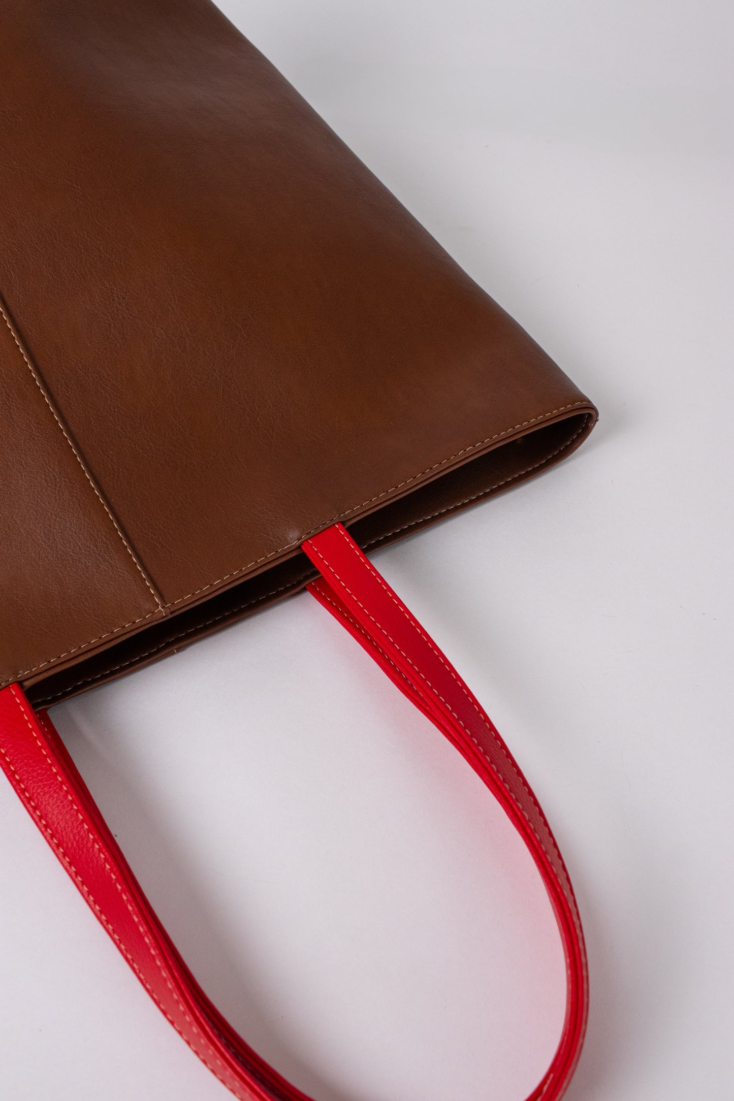 CASTELO BAG MARRON + ROJO