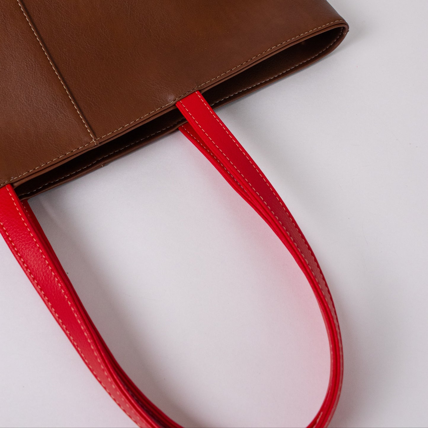 Castelo bag marrón + rojo