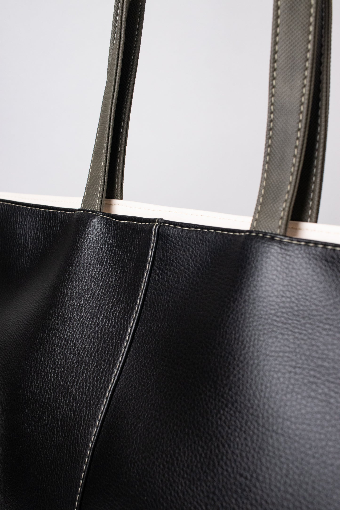 CASTELO BAG BEIGE x NEGRO + VERDE OLIVA