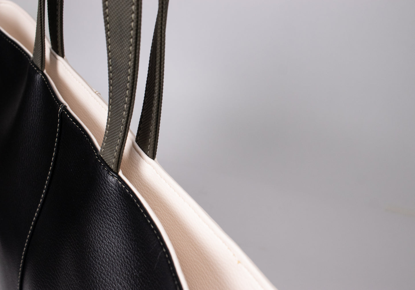 CASTELO BAG BEIGE x NEGRO + VERDE OLIVA