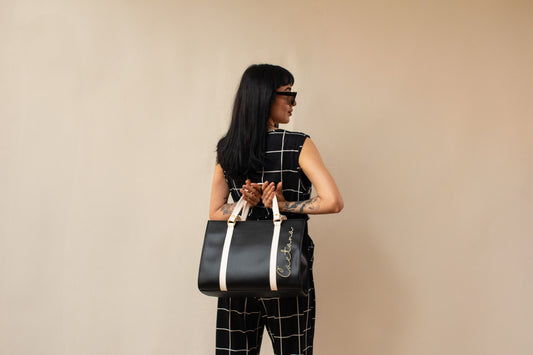 Vila nova bag negro + beige