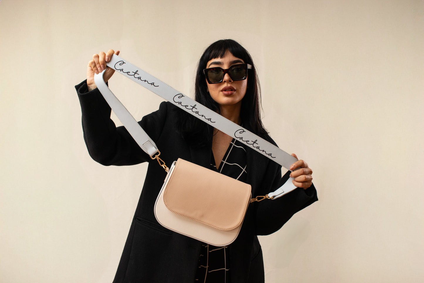 EVORA BAG BEIGE + PALO DE ROSA + GRIS