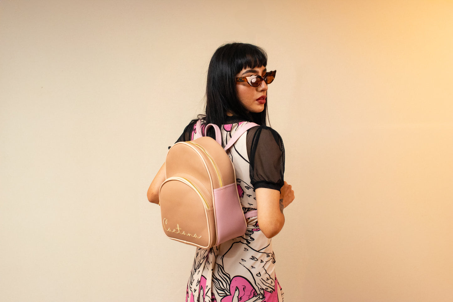 VIANA BAG LATTE + PALO DE ROSA + BEIGE