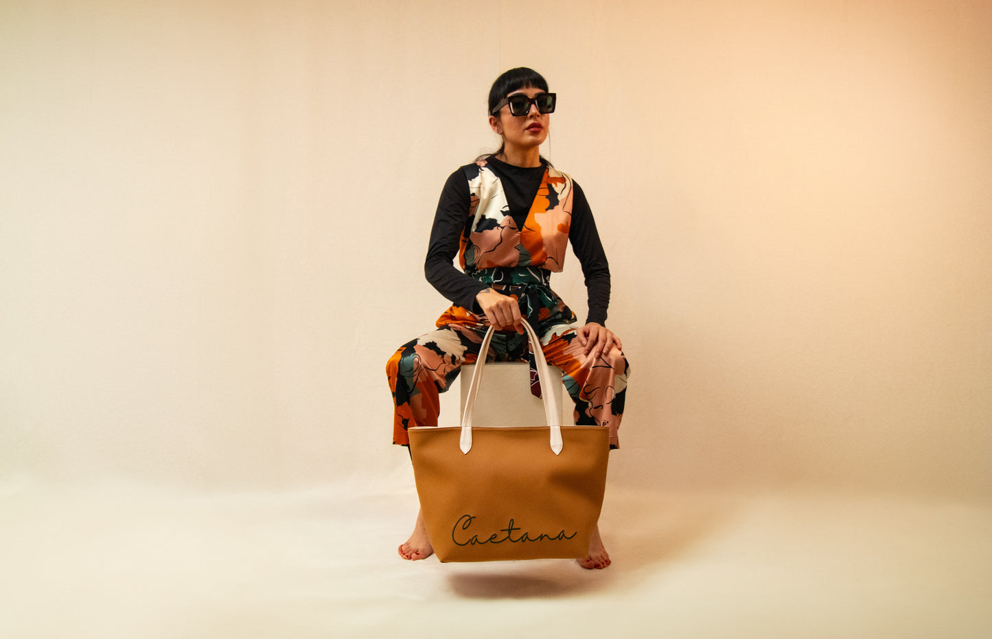 LISBOA BAG LATTE + BEIGE
