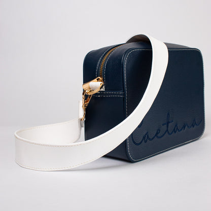 Madeira navy blue + beige