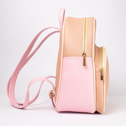 Viana bag latte + palo de rosa + beige