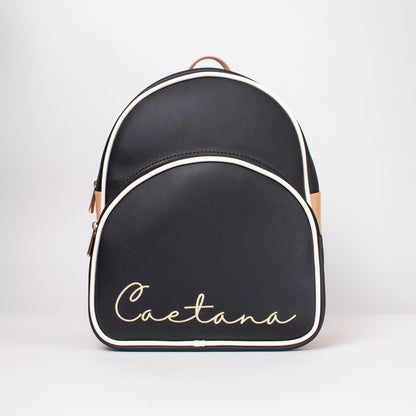 Viana bag negro + beige + latte