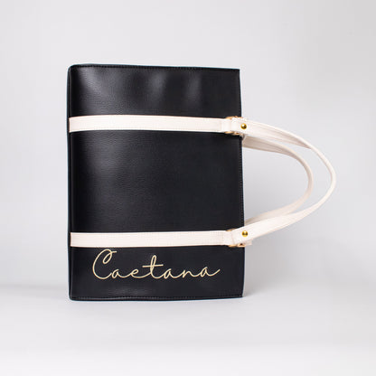 Vila nova bag negro + beige