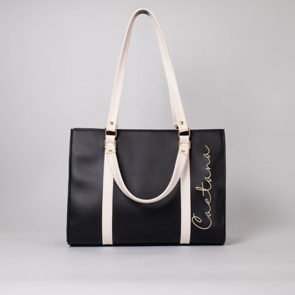 Vila nova bag negro + beige