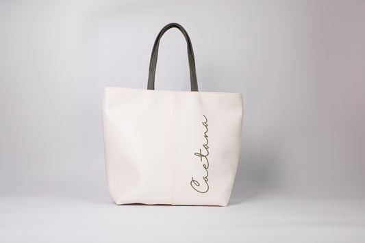 CASTELO BAG BEIGE x NEGRO + VERDE OLIVA