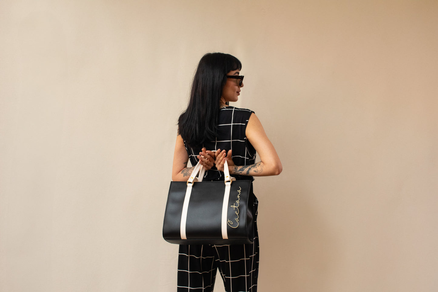 VILA NOVA BAG NEGRO + BEIGE
