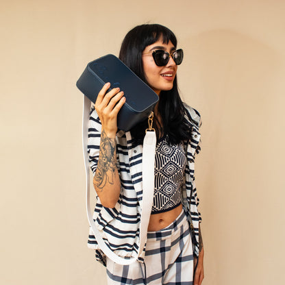 Madeira navy blue + beige