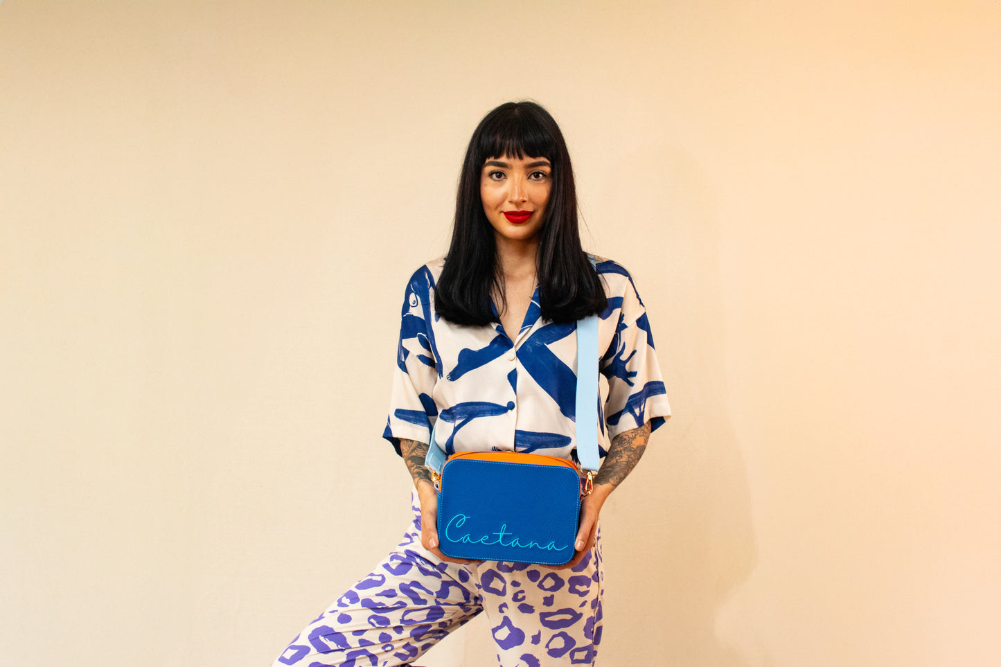 MADEIRA BAG AZUL COBALTO +NARANJA + AZUL CELESTE