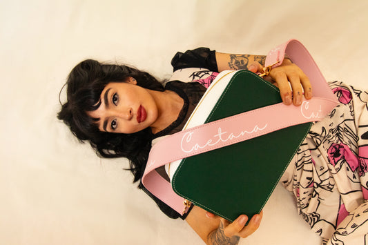 MADEIRA BAG VERDE  + BEIGE + PALO DE ROSA